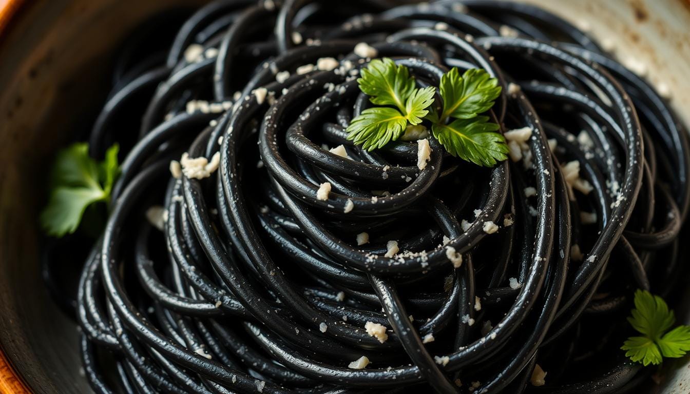 Calamari Ink Spaghetti