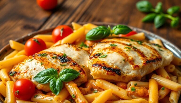 creamy tuscan chicken pasta